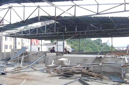 彩鋼棚拆除、回收